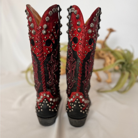 Old Gringo Studded Cowboy Boots 8 - Picture 3 of 13